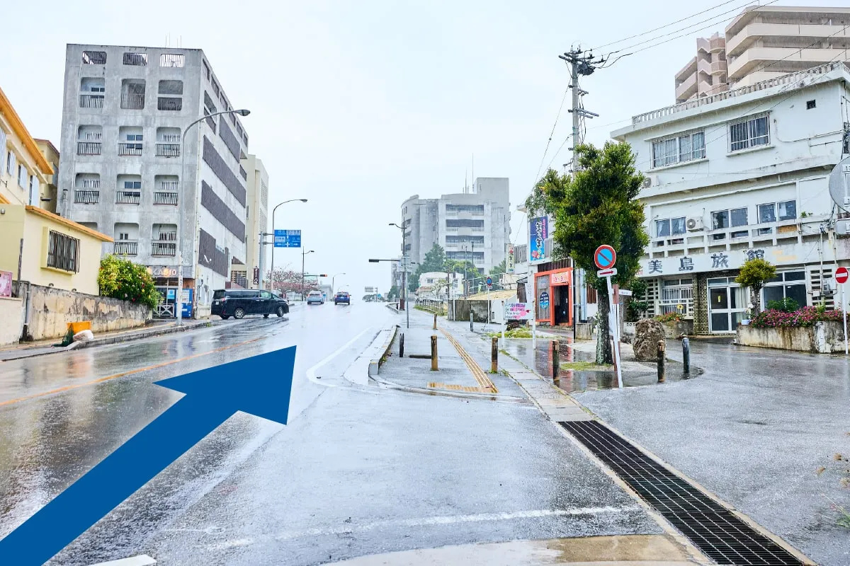 駐車場への行き方 画像