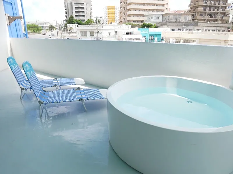 リラックスチェア　水風呂　画像