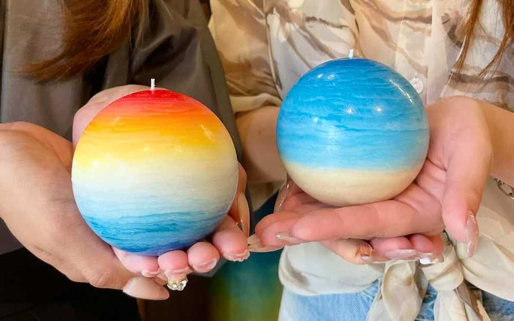 宮古島の自然をイメージした<br>ハンドメイドキャンドル専門店